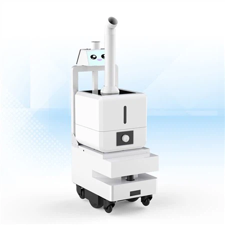 Tālvadības pults izsmidzināšanas dezinfekcijas robots